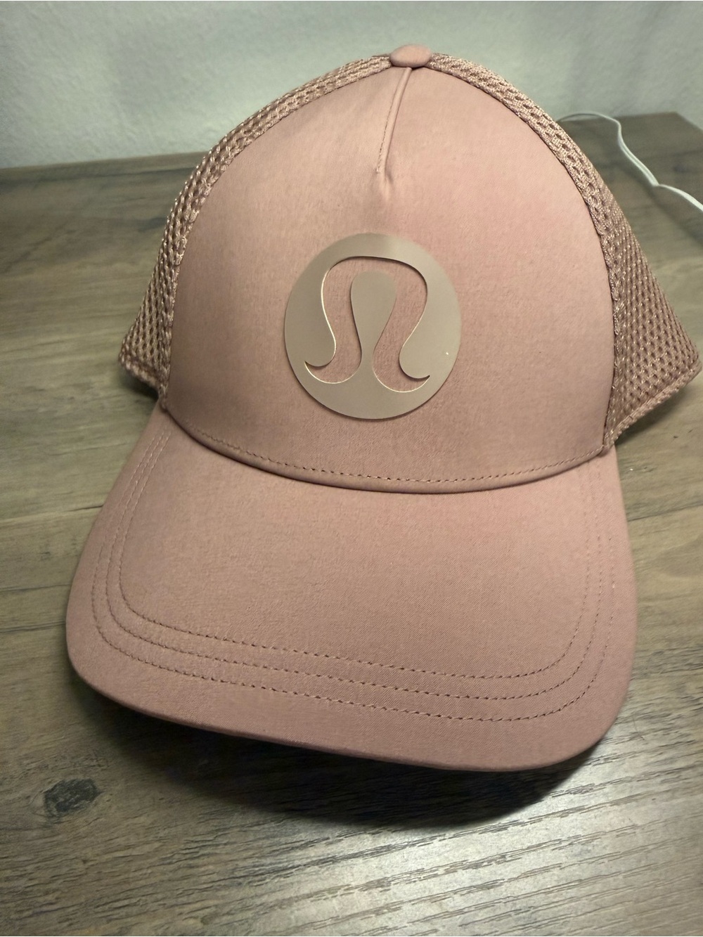 lululemon athletica Dusty Pink Mesh-Back Trucker Hat
